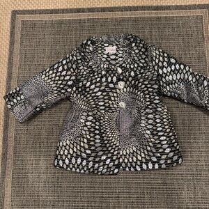 3 Sisters Monochrome Geometric Blazer